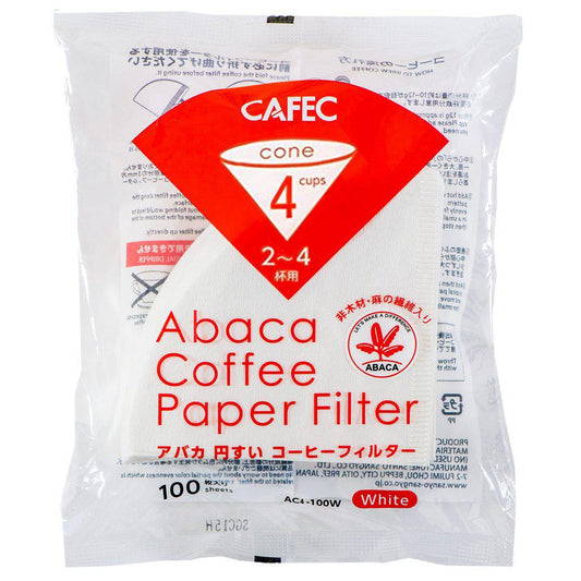 Cafec 2 Cup Abaca Filter Paper 100 Pack